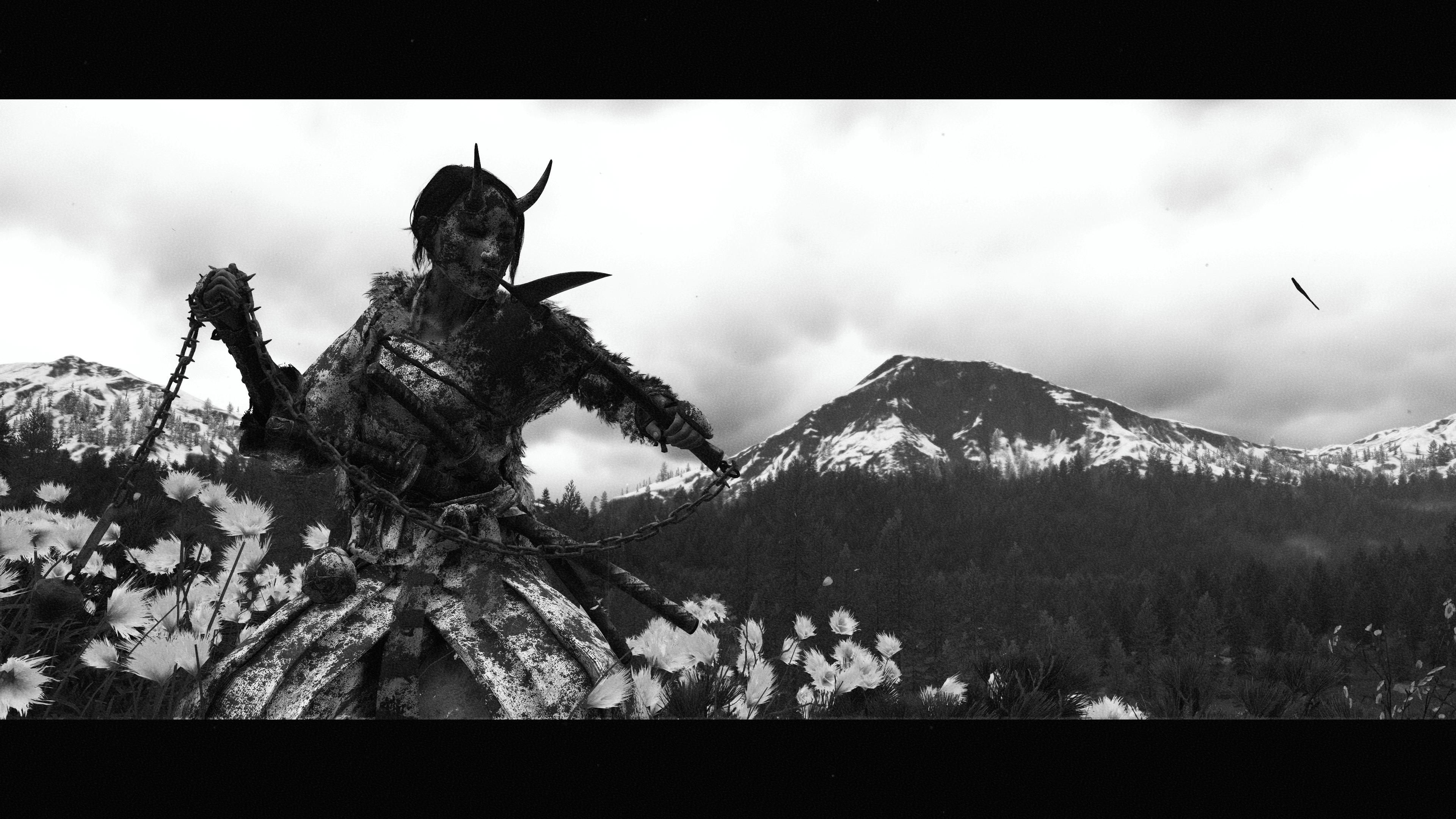 Скриншот из Ghost of Yōtei.