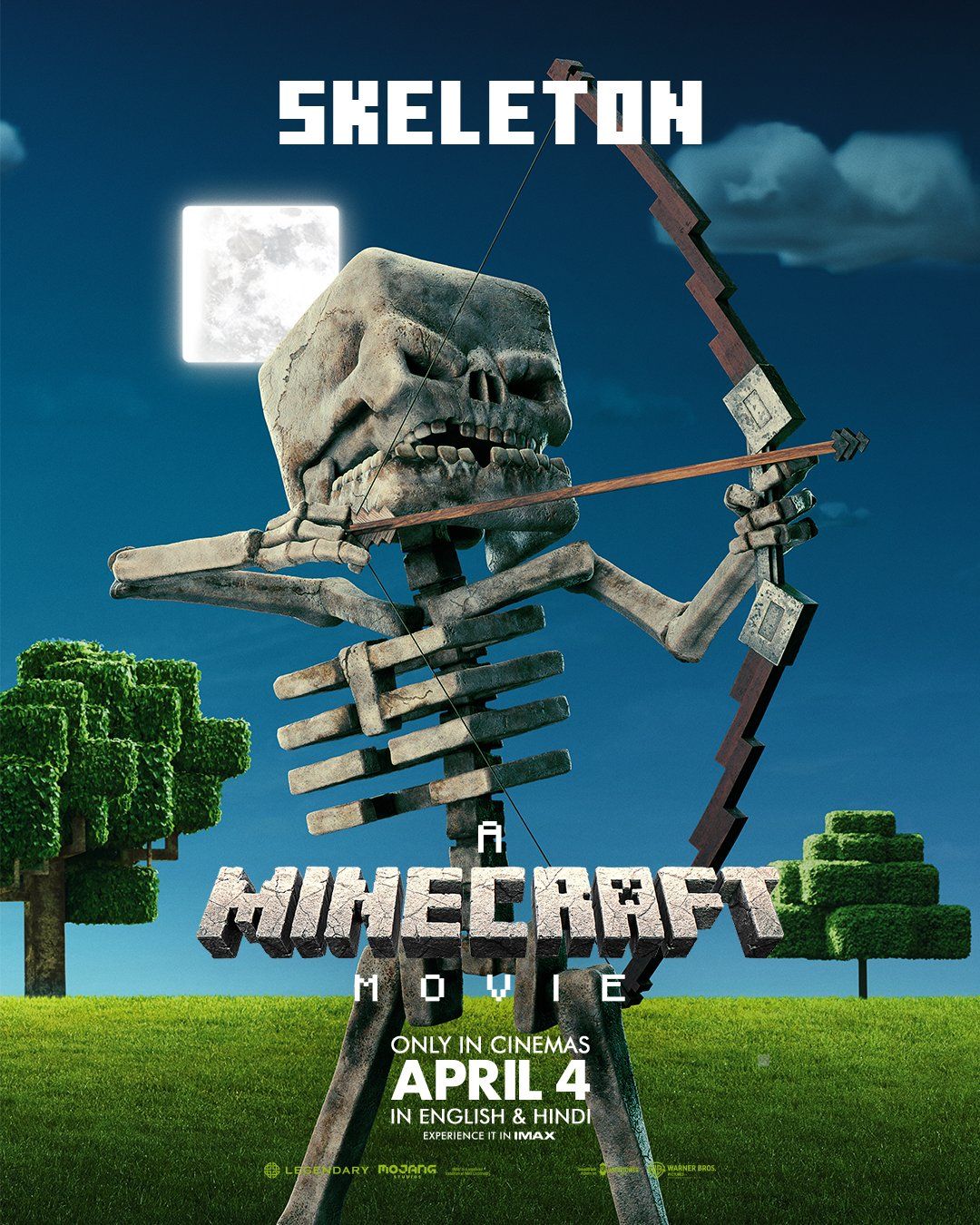 Постер фильма «Minecraft в кино» | Источник: x.com/warnerbros