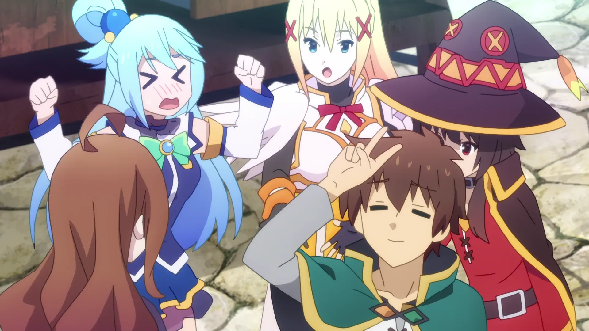 Кадр из аниме «Этот замечательный мир!»