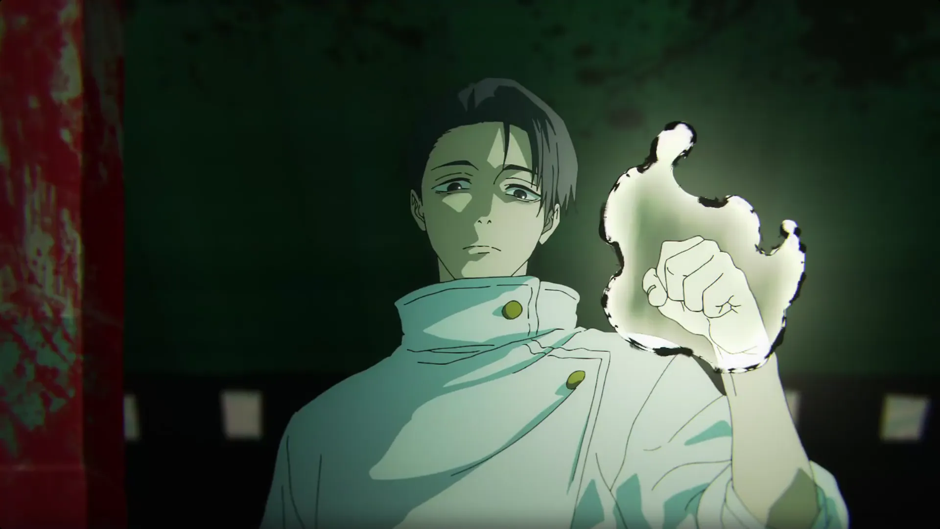 Кадр из аниме «Магическая битва: Смертельная миграция»