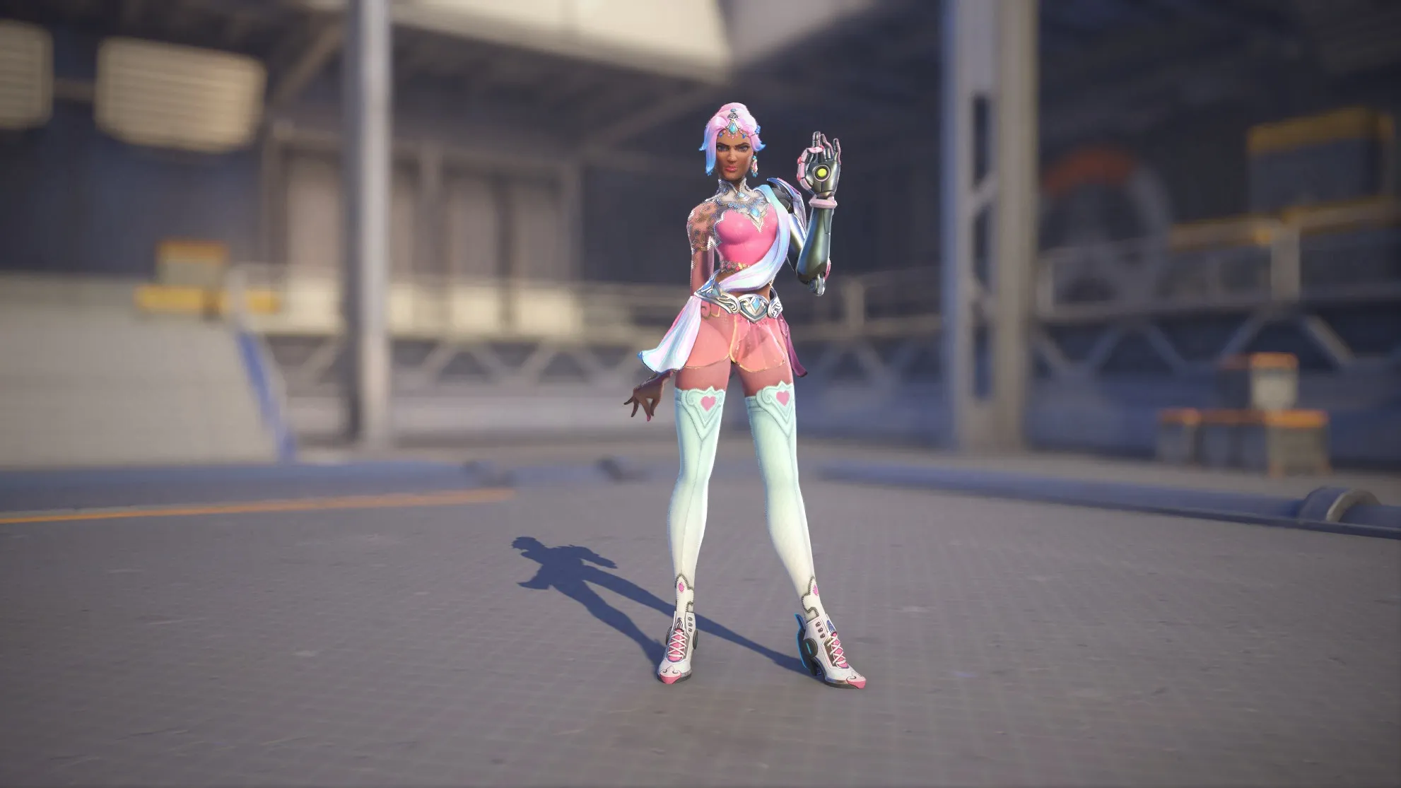 Скин «Ледяная принцесса» на Симметру в Overwatch 2