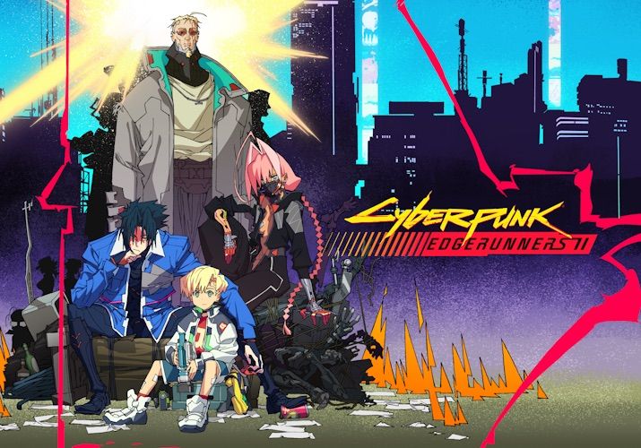Постер 2 сезона аниме «Киберпанк: Бегущие по краю». Источник: www.cyberpunk.net/ja/edgerunners2