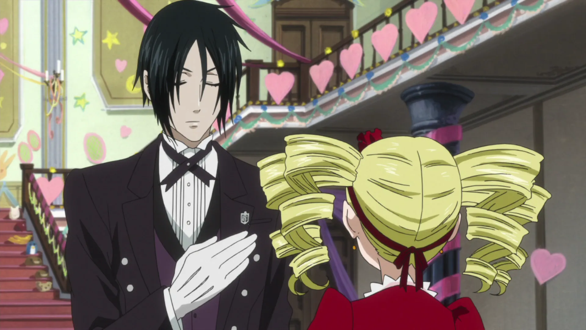 Кадр из аниме «Тёмный дворецкий»