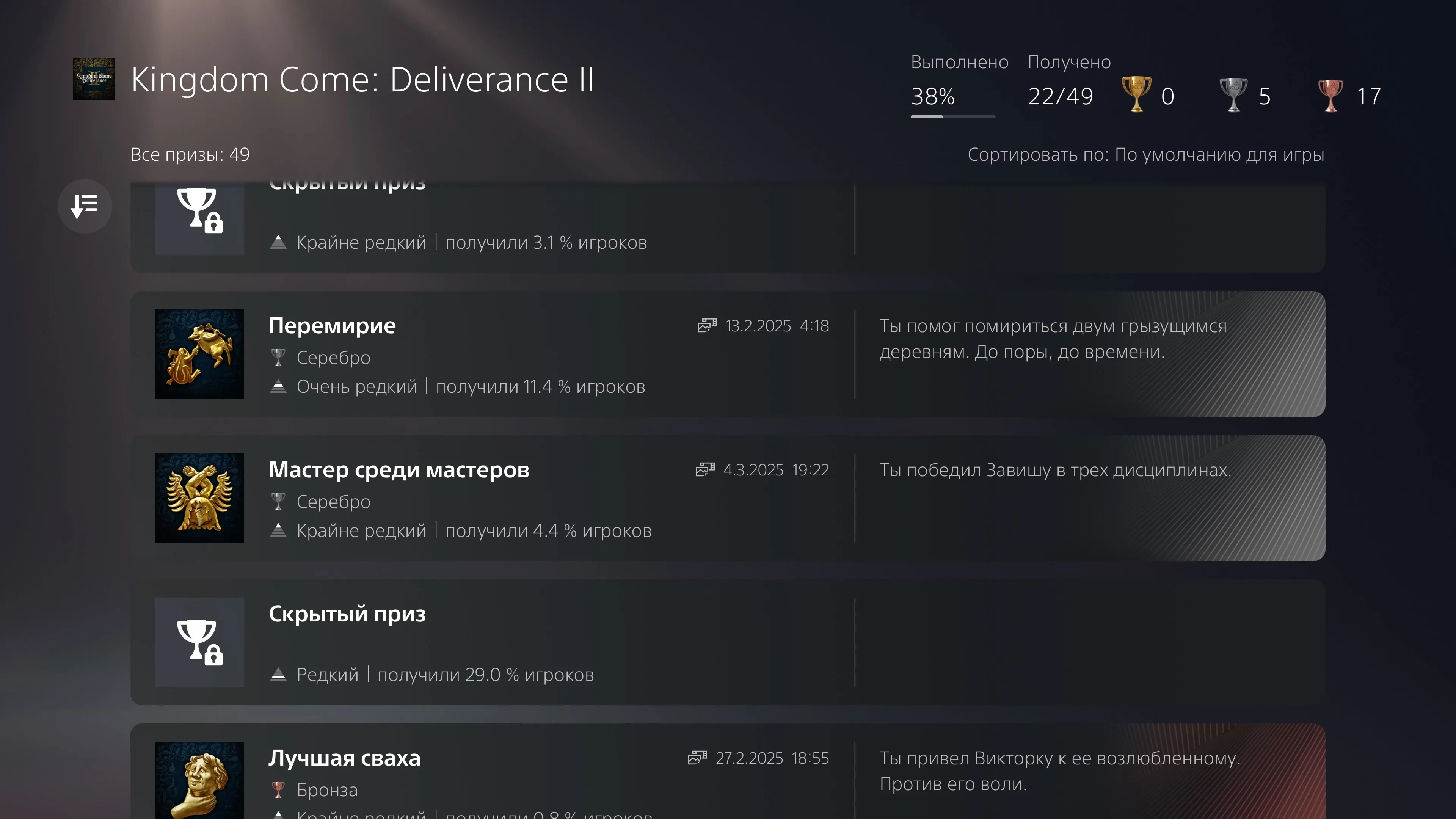 Скриншот из аккаунта kornerkick91 в PSN