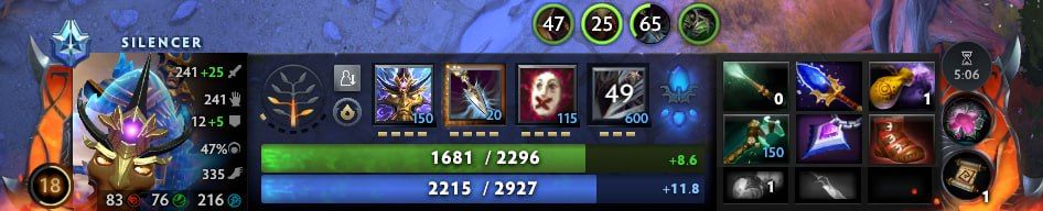 И это «пятерка» Silencer в равной игре, если что