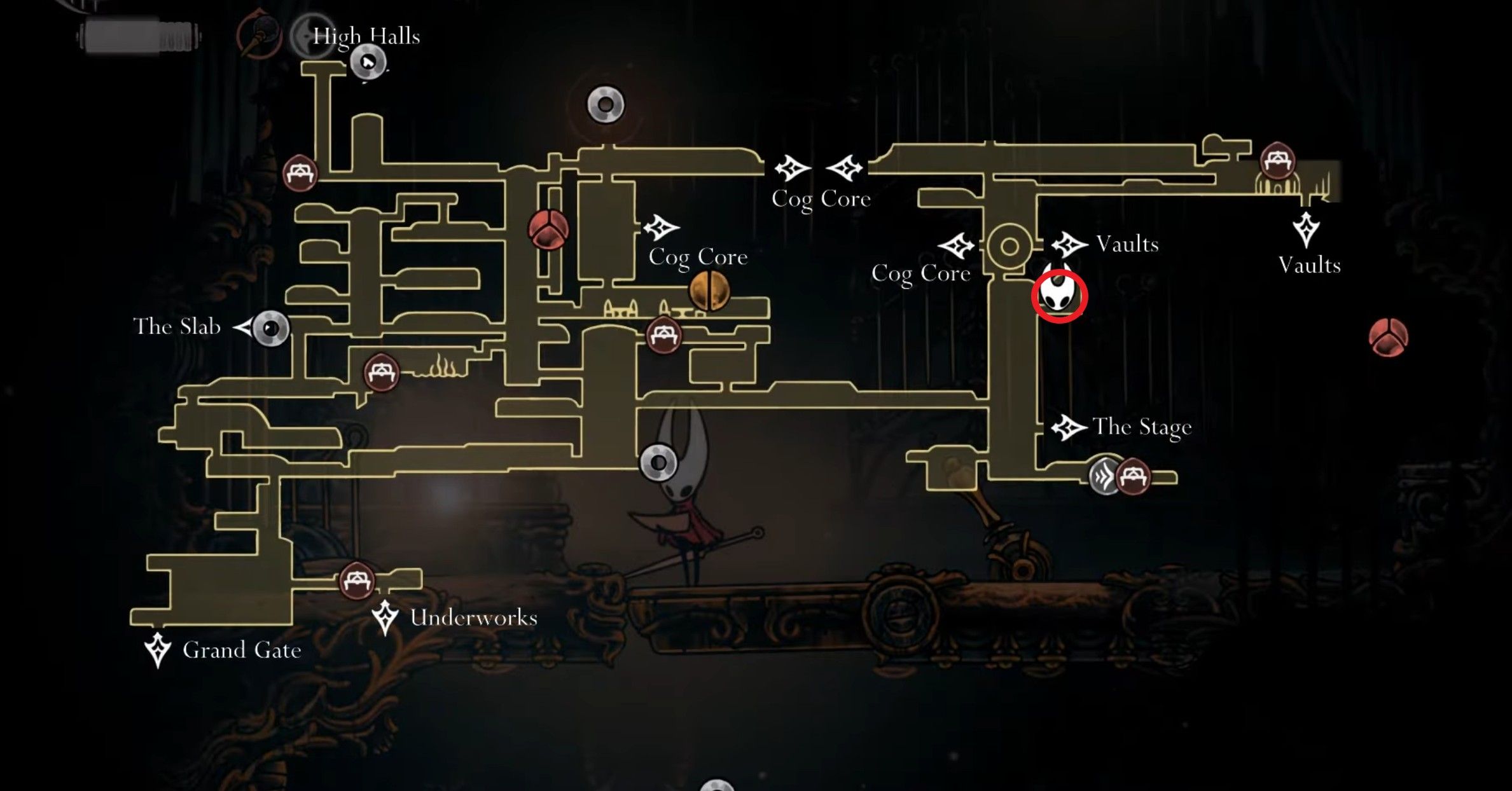 Скриншот из игры Hollow Knight: Silksong