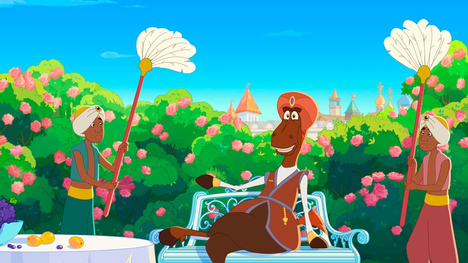 Кадр из мультсериала «Три богатыря. Ни дня без подвига 2»