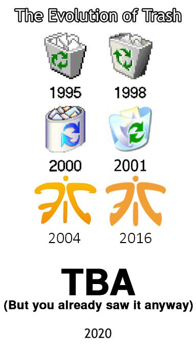 Эволюция мусора. Источник: @G2esports