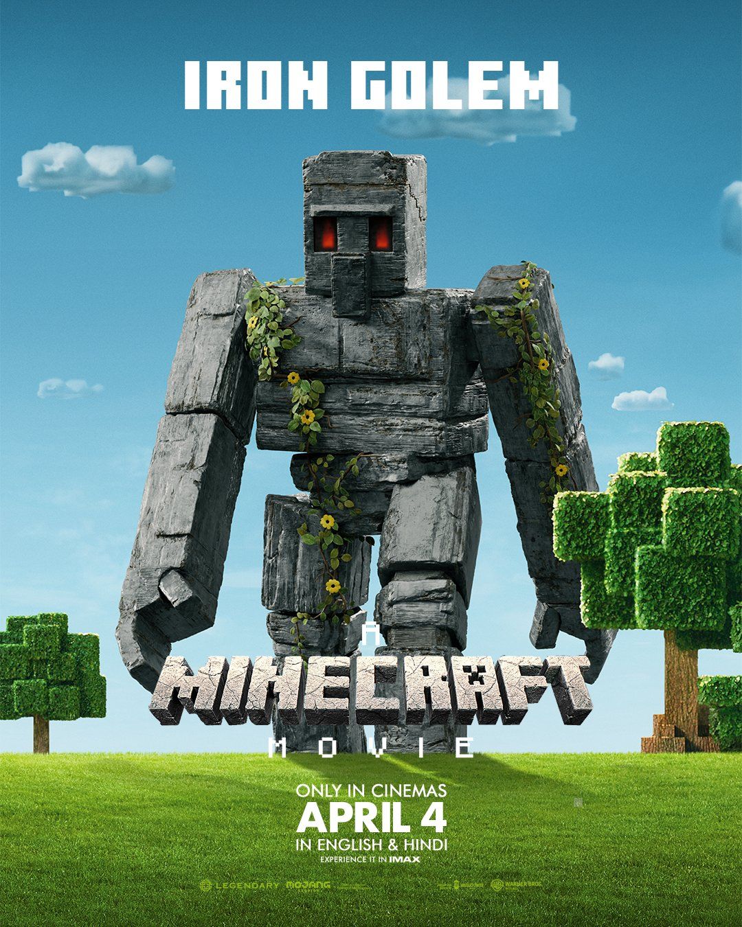 Постер фильма «Minecraft в кино» | Источник: x.com/warnerbros