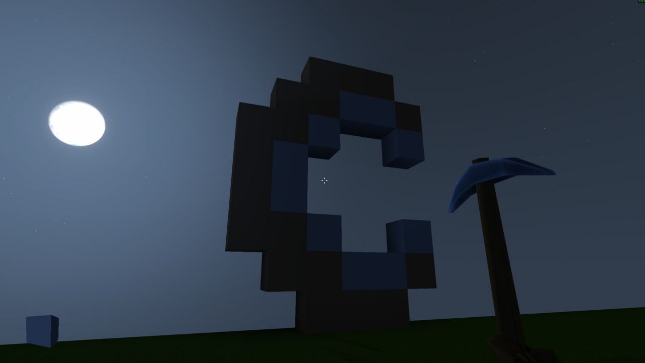 Луна сегодня такая красивая (с) | Скриншот из «Копатель Онлайн» 