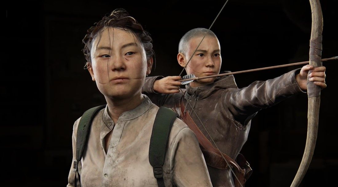 Яра и Лев в The Last of Us Part II. Скриншот из игры