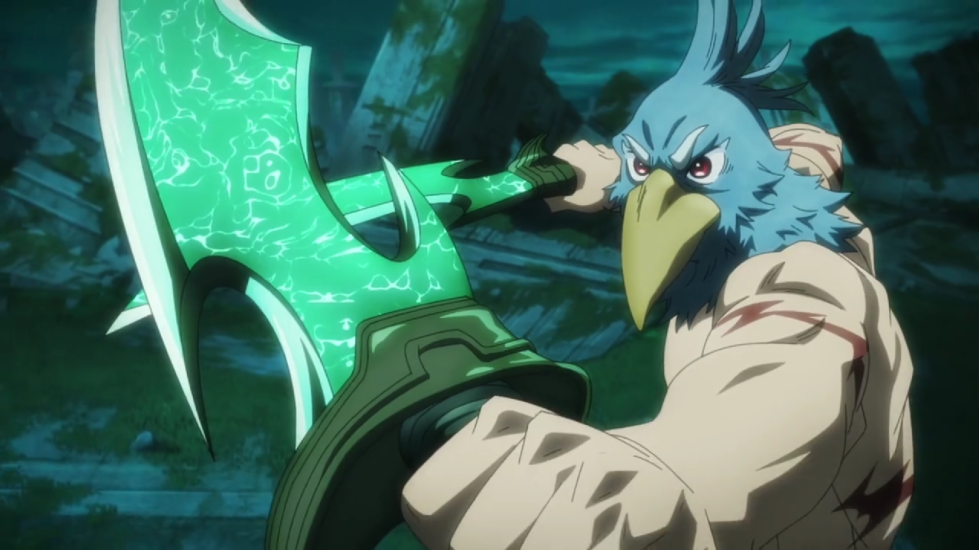 Кадр из аниме «Рубеж Шангри-Ла: Любитель игрошлака бросает вызов топ-игре»