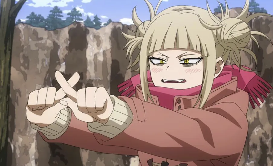 Кадр из аниме «Моя геройская академия»