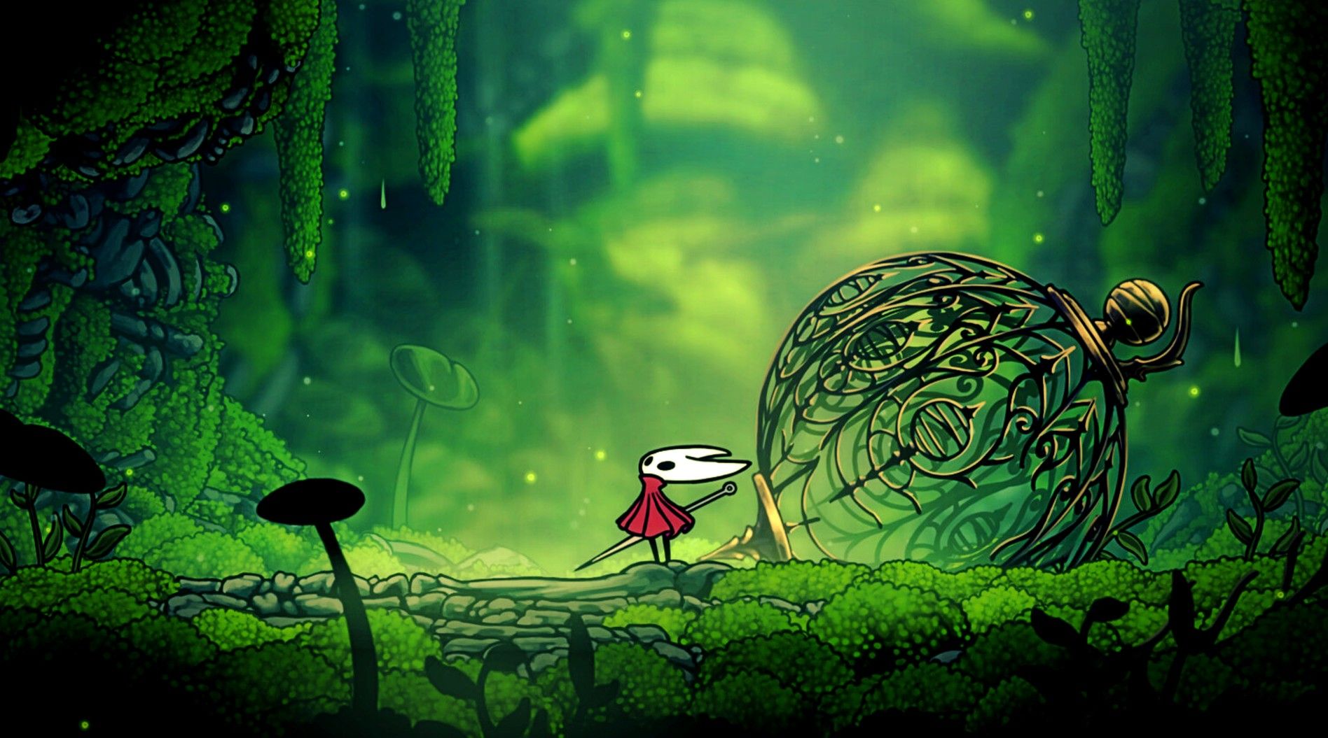 Скриншот из игры Hollow Knight: Silksong
