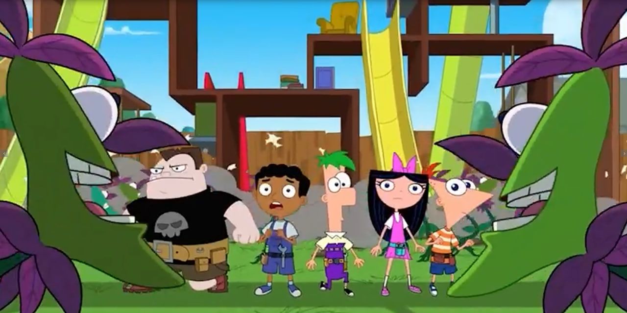 Кадр из мультсериала «Финес и Ферб»