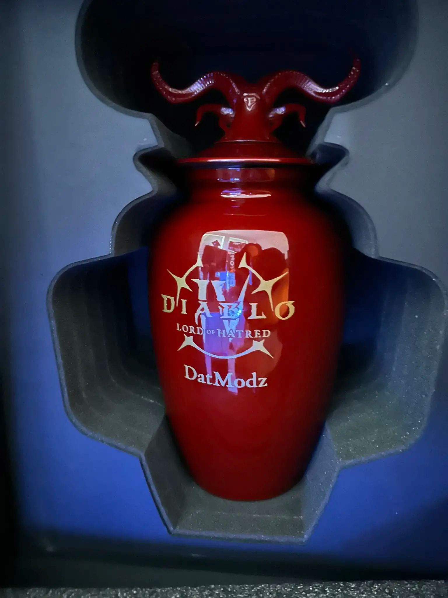 Демонстрация стримером DatModz наполнения подарка от Blizzard. Источник: Twitch