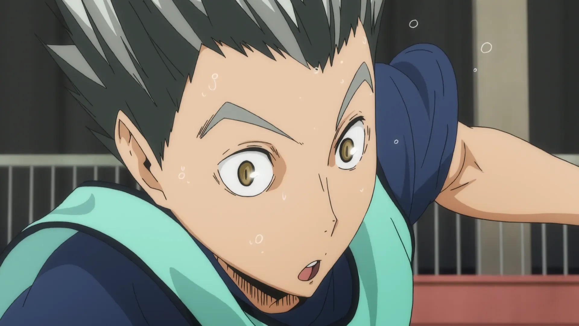 Кадр из аниме «Волейбол!!»