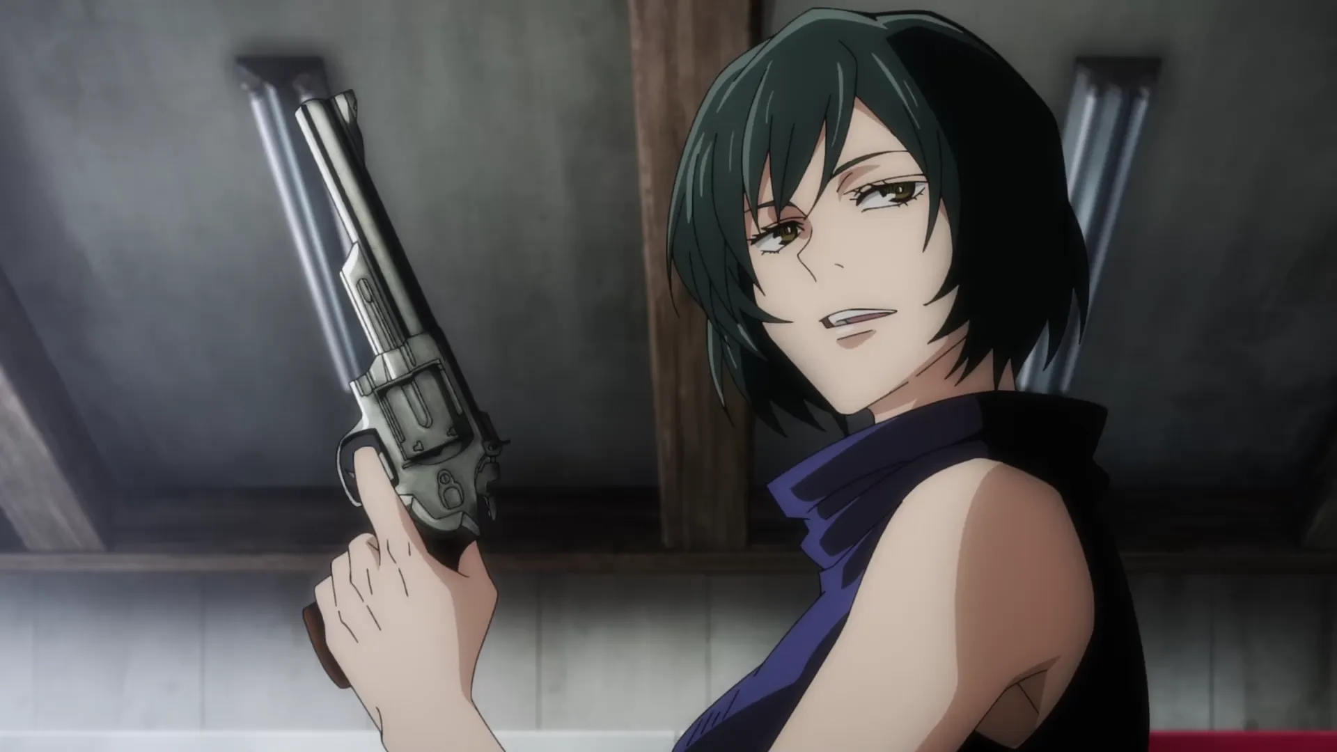 Кадр из аниме «Магическая битва»