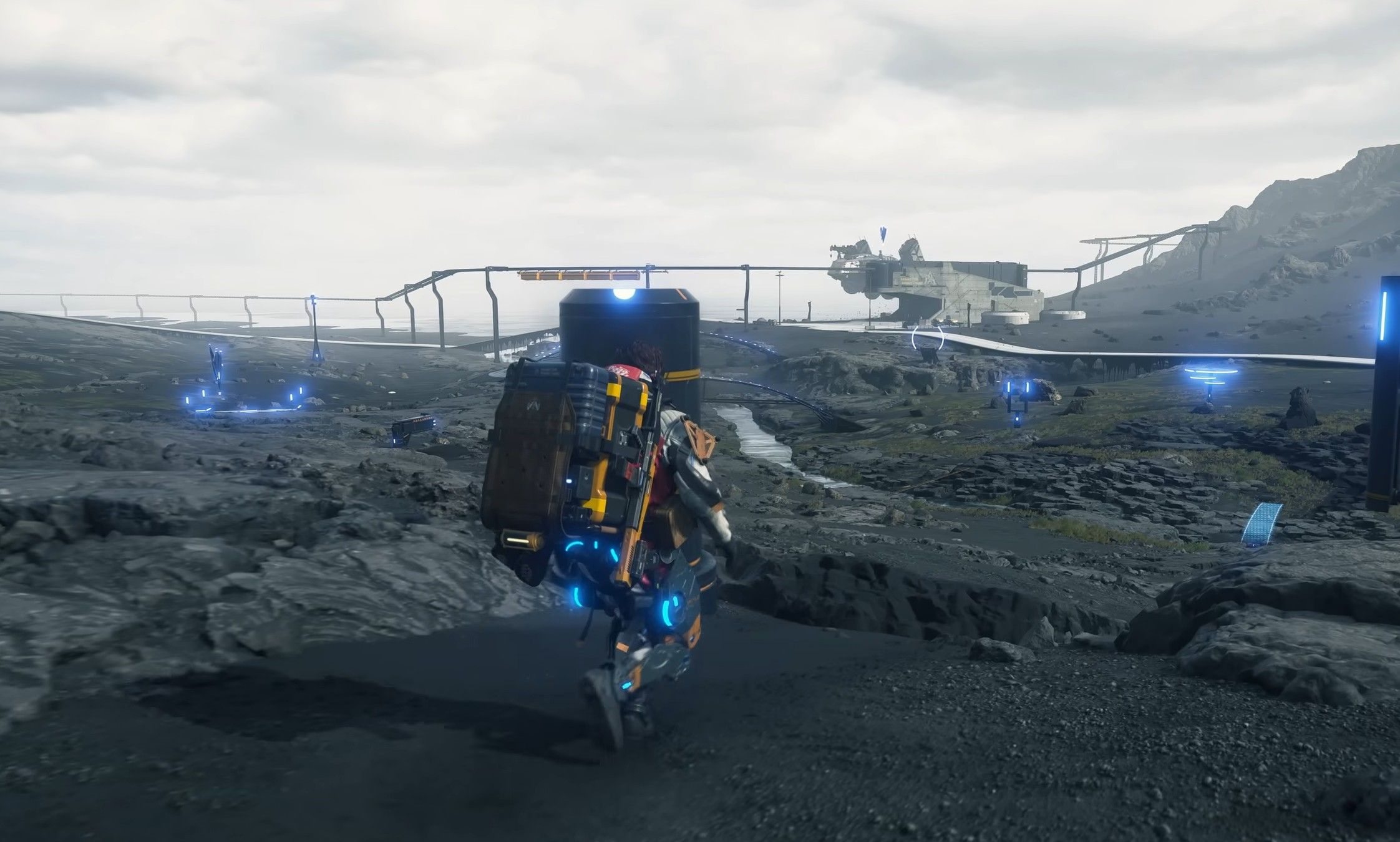 Скриншот из игры Death Stranding 2: On the Beach