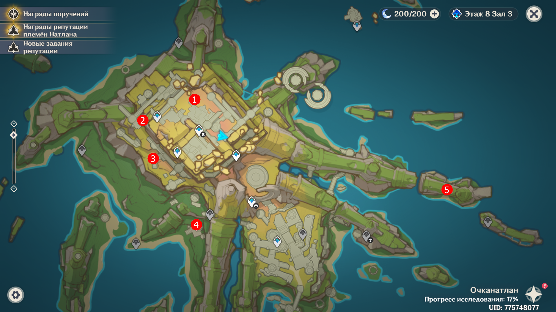 Местоположение всех мимифлор на карте