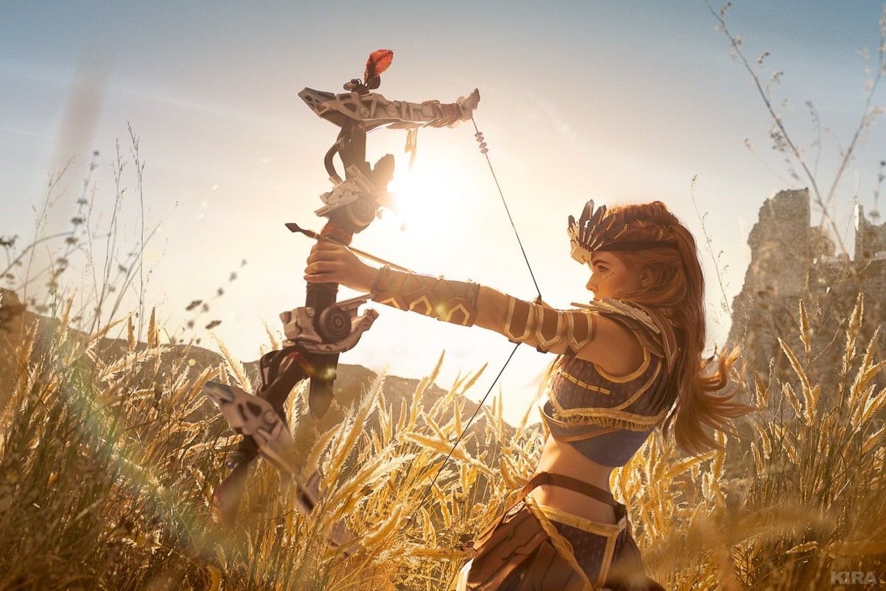 Косплей на Элой из Horizon Zero Dawn. Источник: https://vk.com/auroracosplay