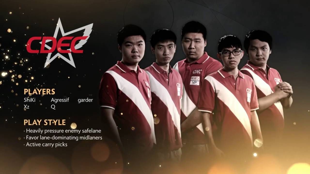 Слева направо: Xz, Garder, Agressif, Shiki и Q.