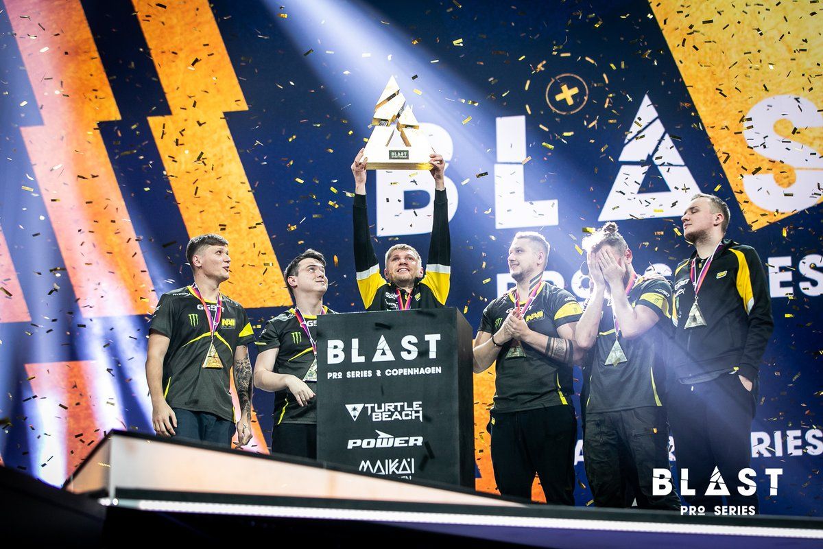 Natus Vincere после победы в финале BLAST Pro Series Copenhagen | Фото: BLAST