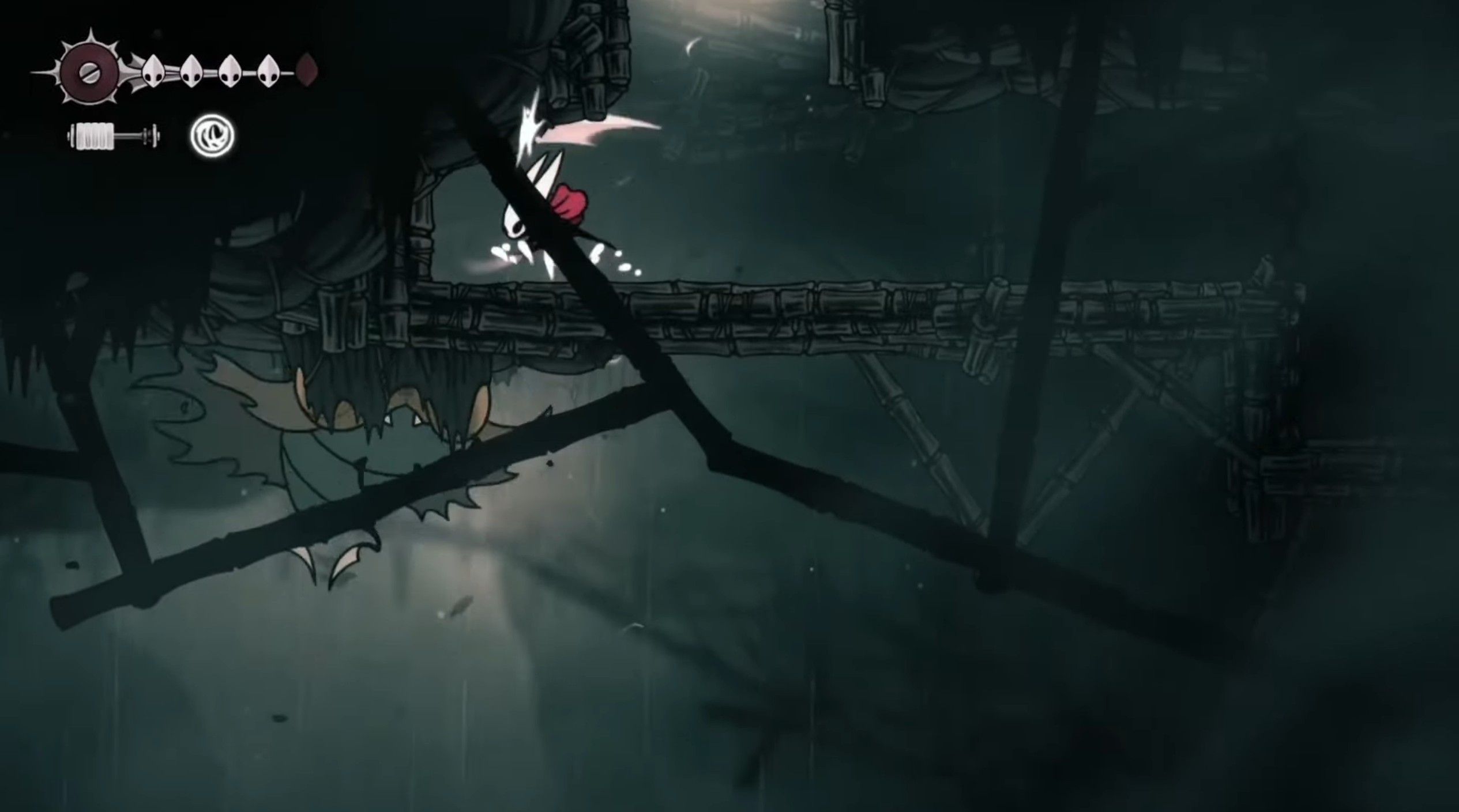 Скриншот из игры Hollow Knight: Silksong