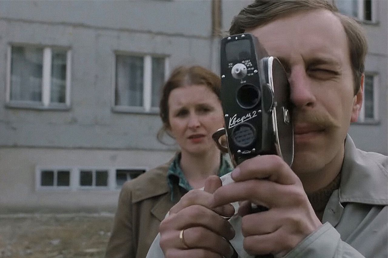 Кадр из фильма Кшиштофа Кесьлёвского «Кинолюбитель»