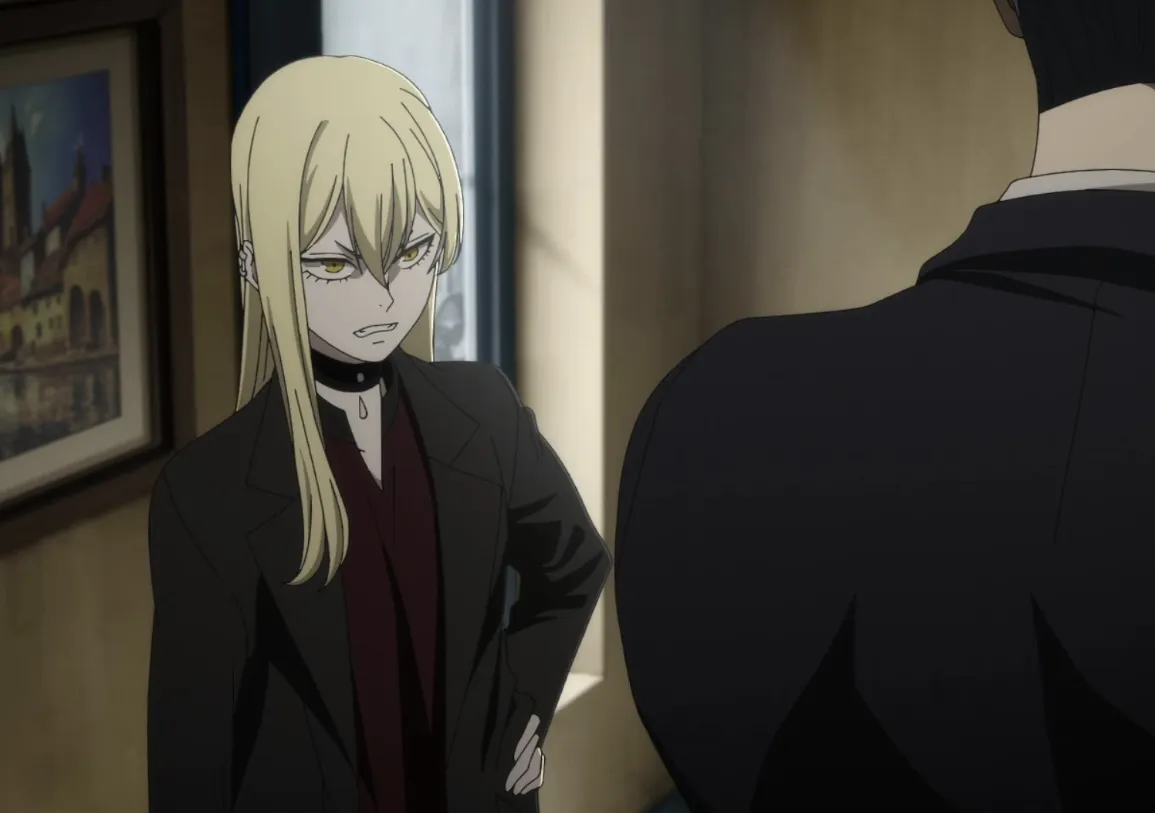 Кадр из аниме «Ведьма и чудовище»