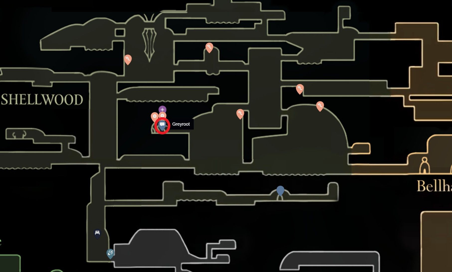 Скриншот из игры Hollow Knight: Silksong