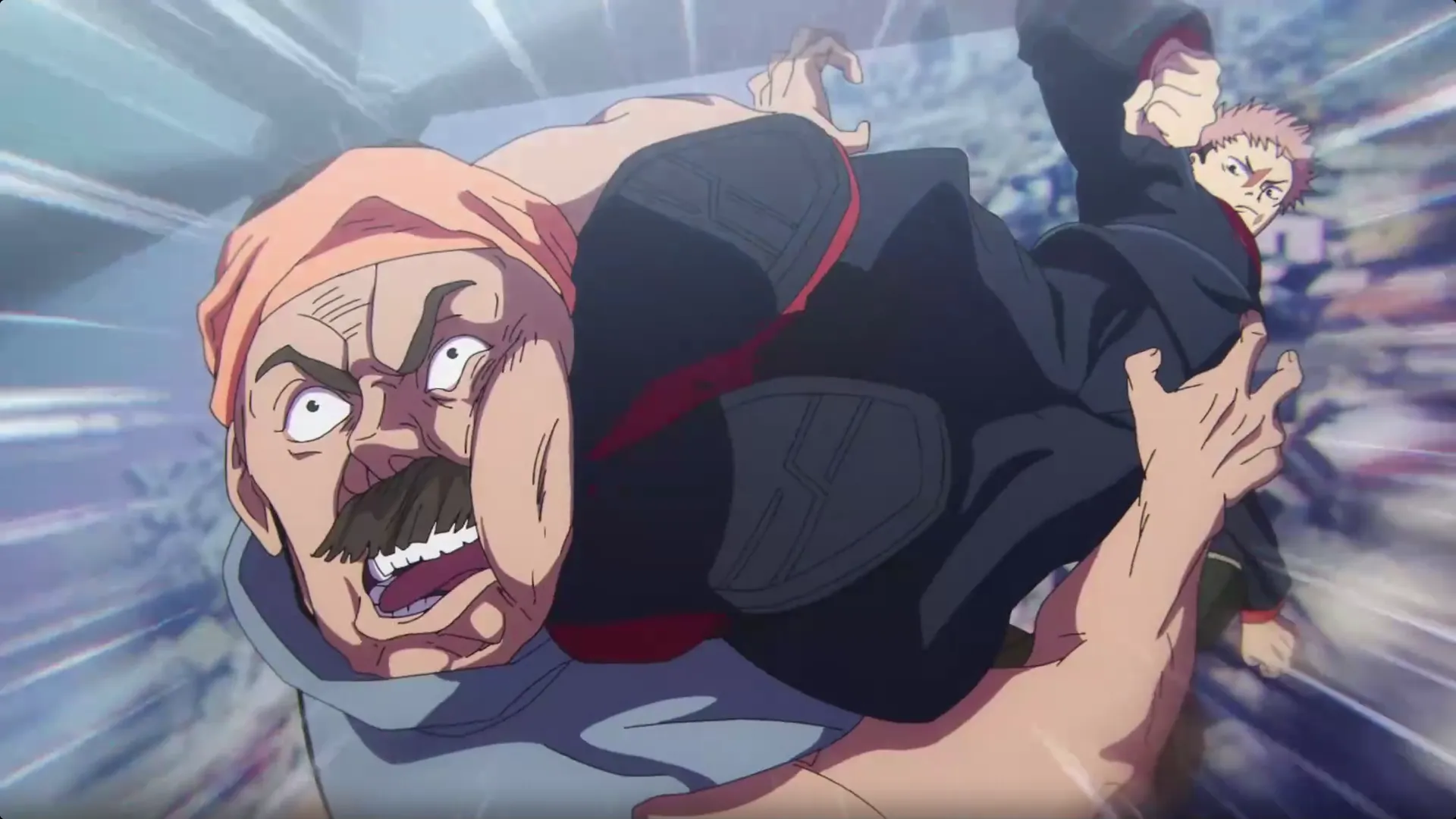 Кадр из аниме «Магическая битва: Смертельная миграция»