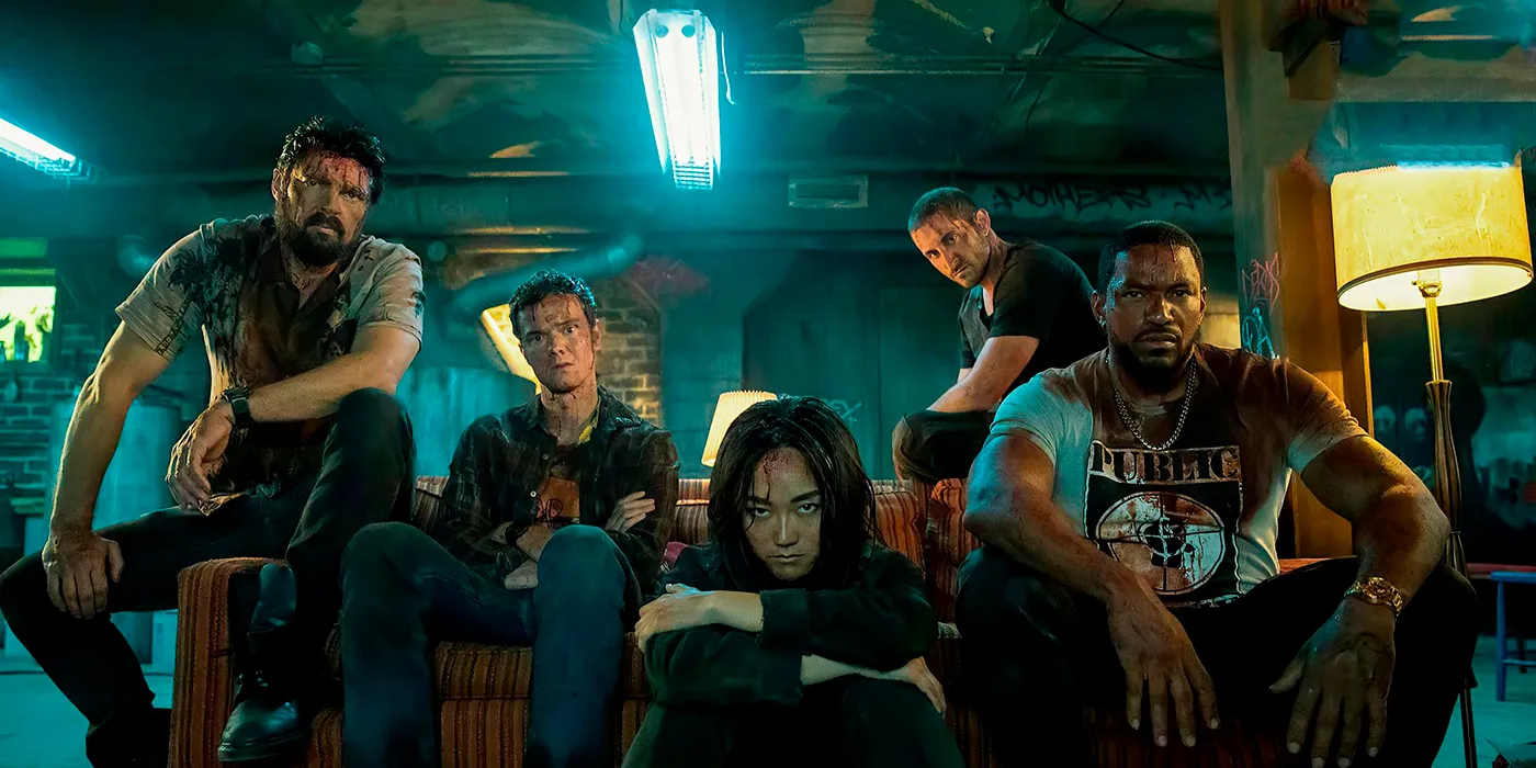 Кадр со съёмочной площадки сериала «Пацаны»