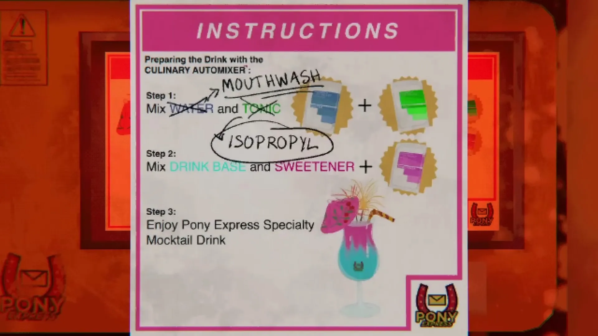 Скриншот из игры Mouthwashing
