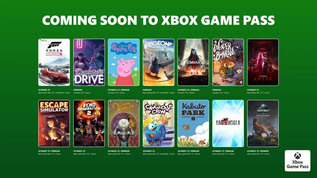 Игры, которые пополнят Xbox Game Pass. Источник: Microsoft