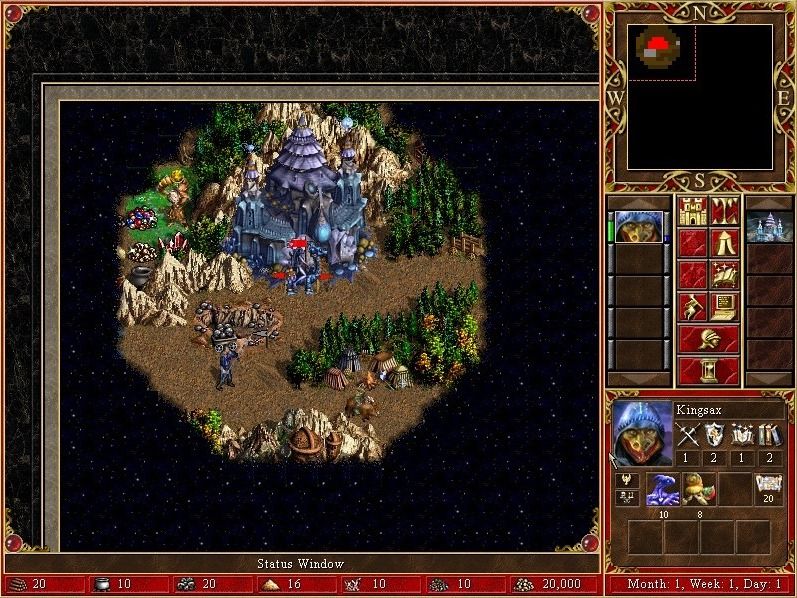 Замок &laquo;Пучина&raquo; на карте | heroes3wog.net