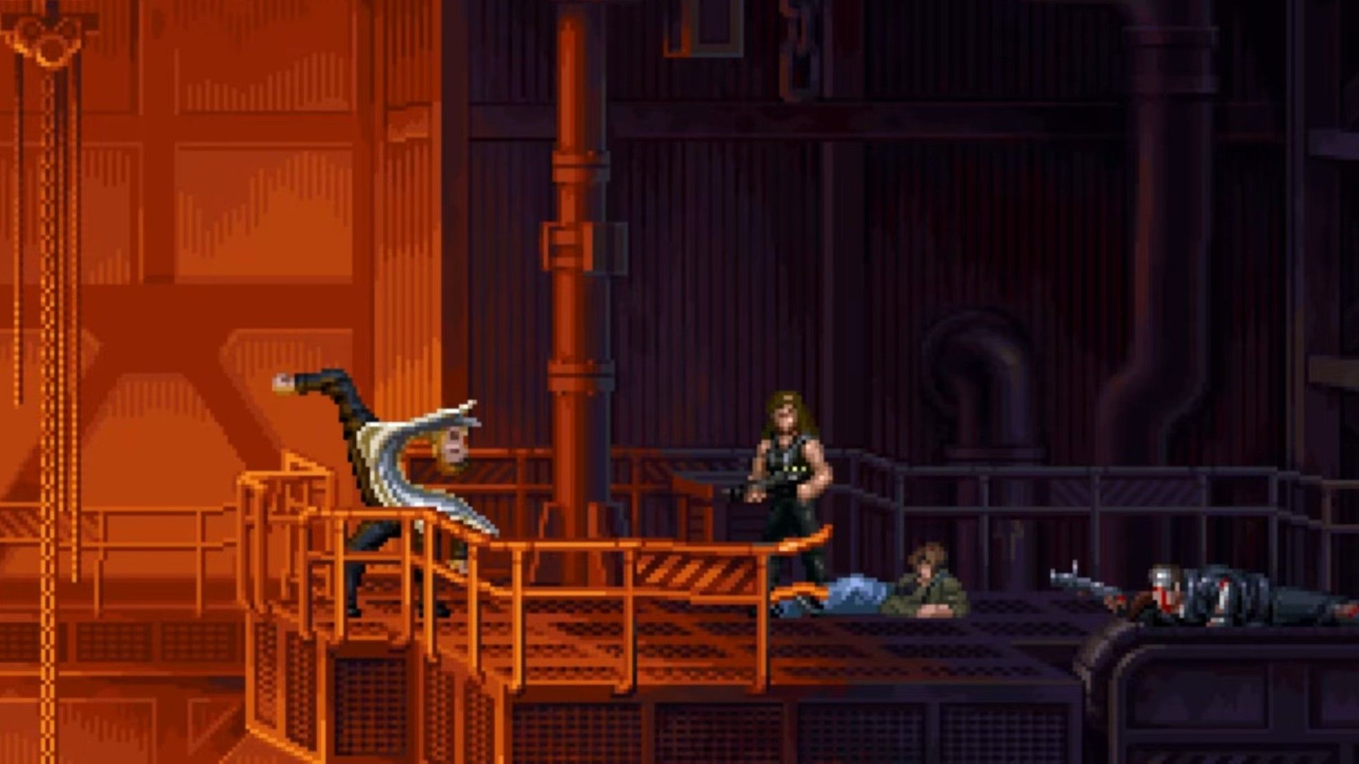 Скриншот из игры Terminator 2D: No Fate