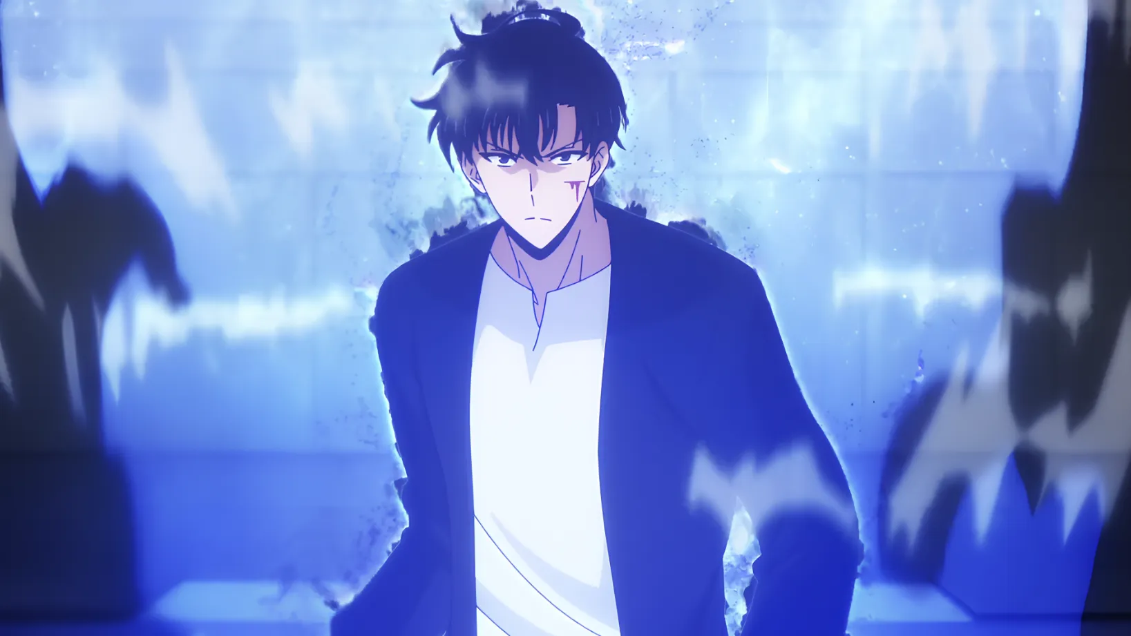 Кадр из аниме «Поднятие уровня в одиночку 2: Восстаньте из тени»