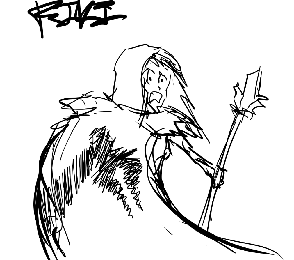 Рисунки героев Dota 2 за минуту. Автор: LiquidEV. Источник: imgur.com