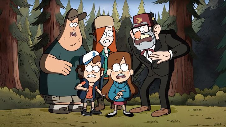 Кадр из мультсериала «Гравити Фолз»