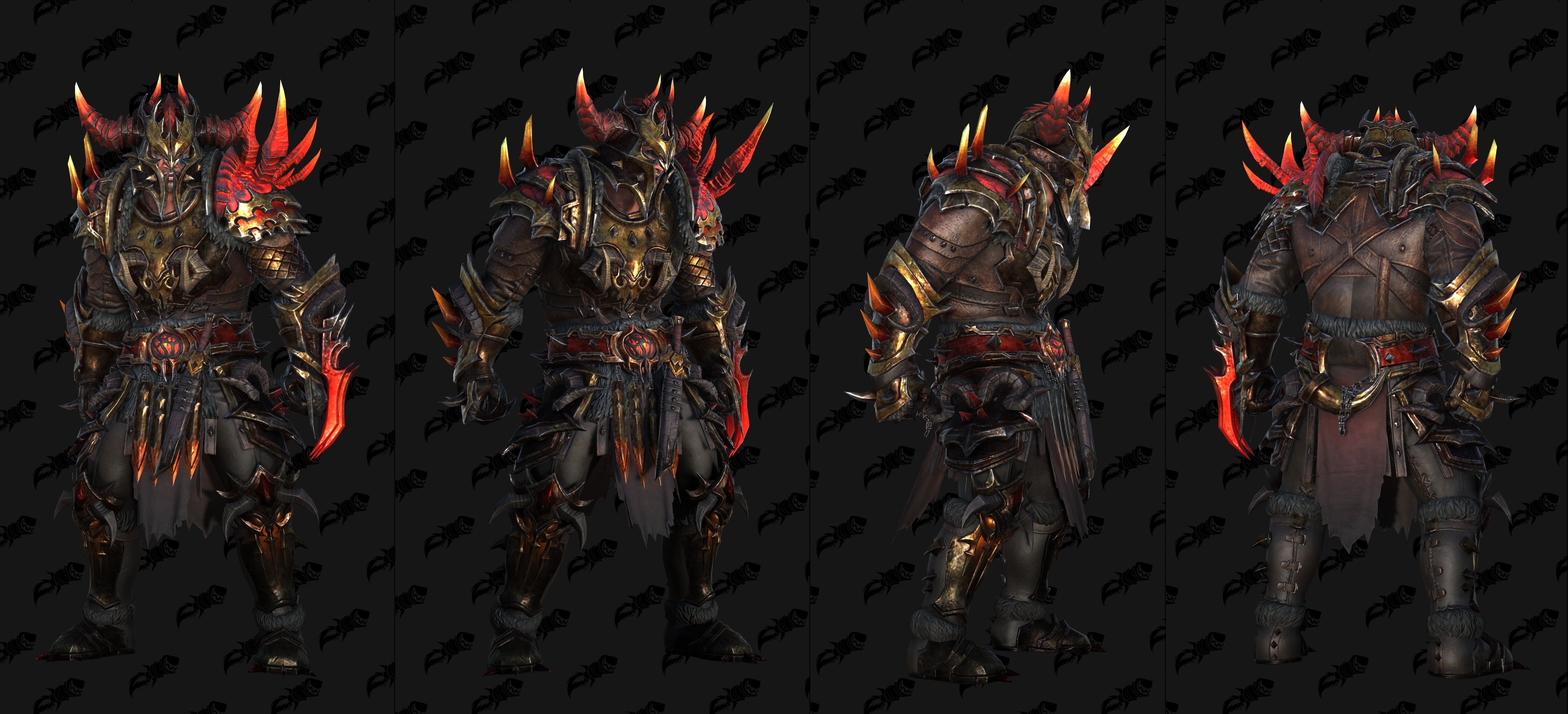 Модели доспехов варвара из Diablo Immortal. Источник: Wowhead