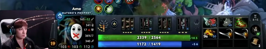 Ame | Источник: YouTube-канал dota2ti