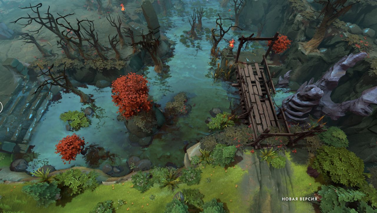 Новая карта в Dota 2 в патче 7.40