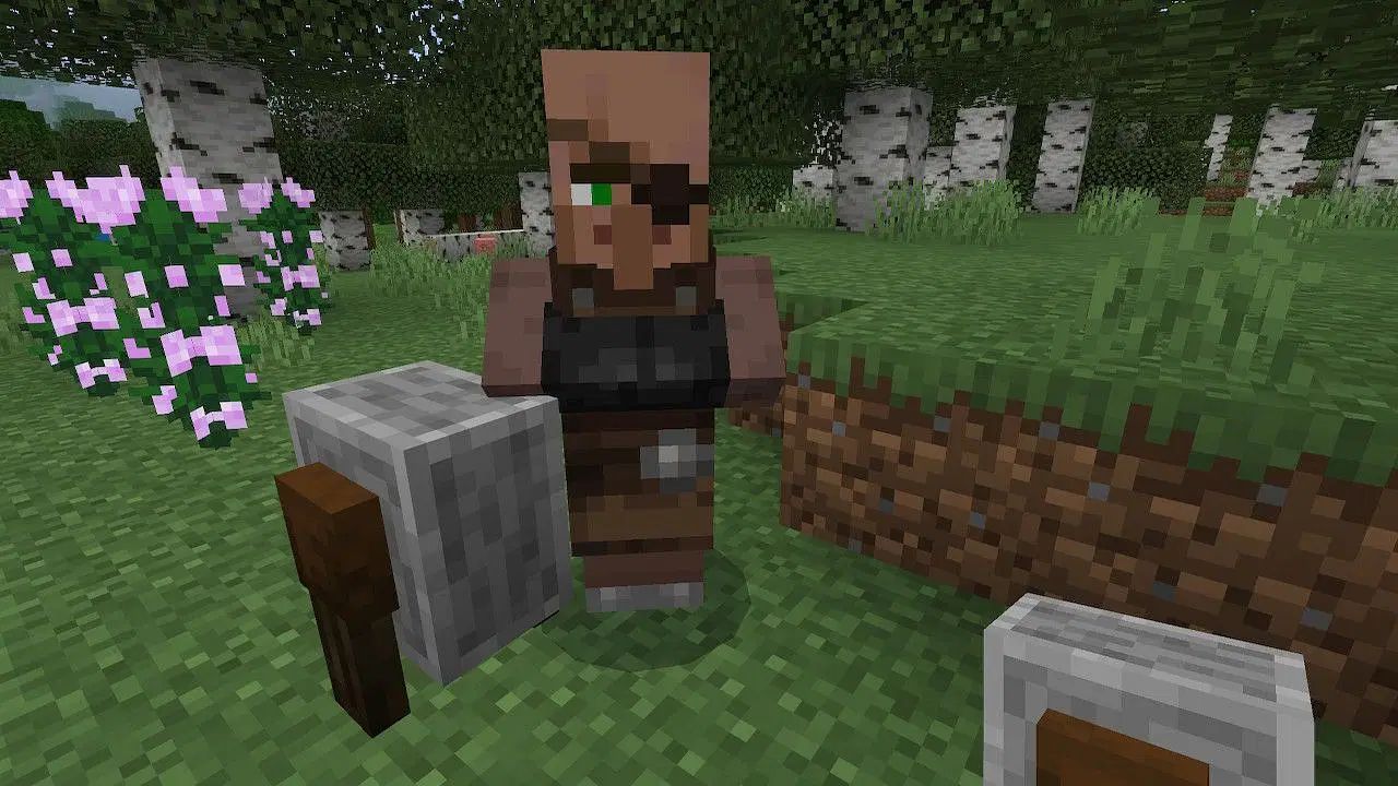 Оружейник. Скриншот из Minecraft