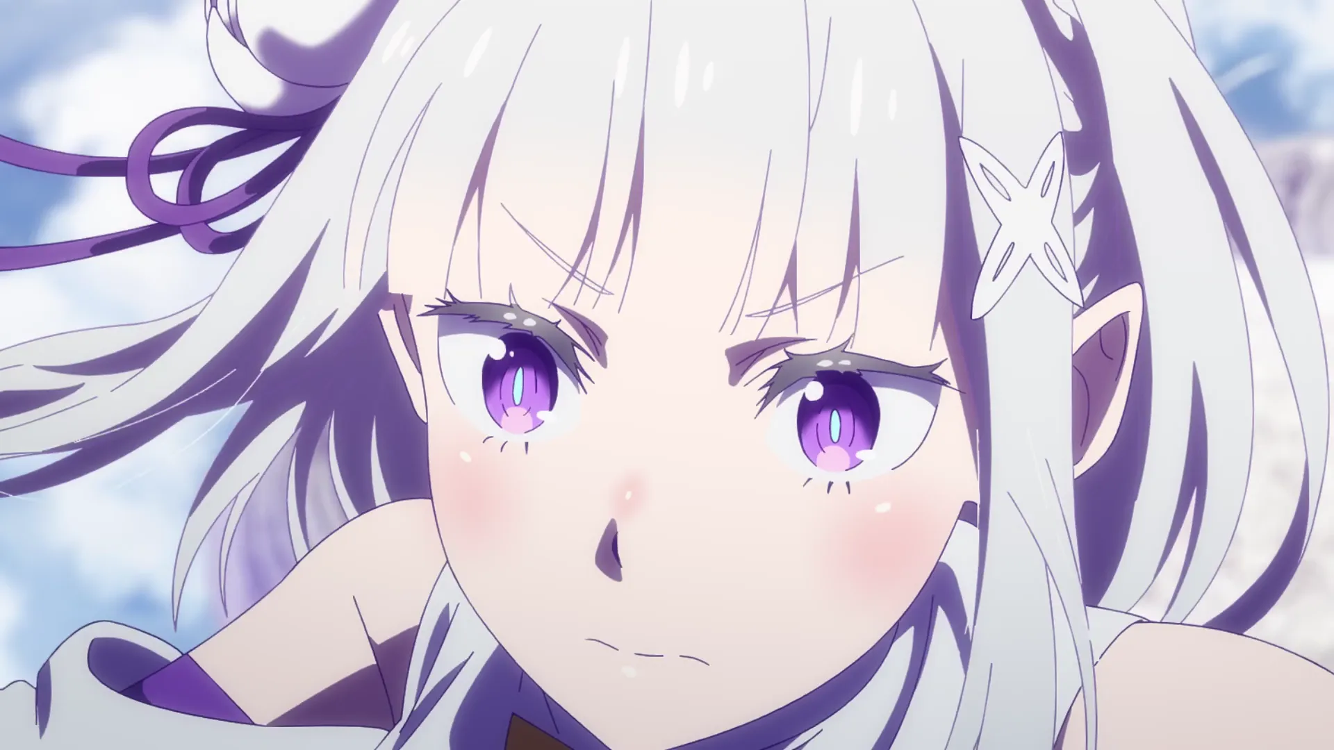 Кадр из аниме «Re:Zero. Жизнь с нуля в альтернативном мире»