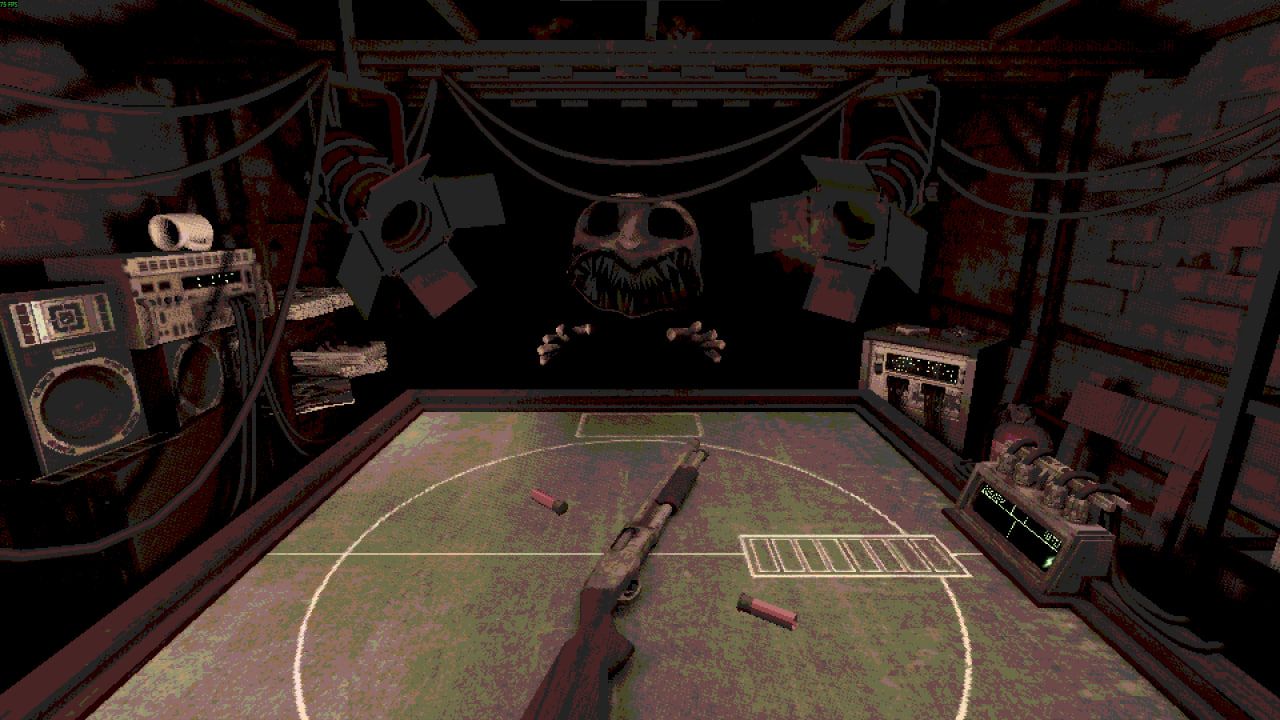 Скриншот из игры Buckshot Roulette