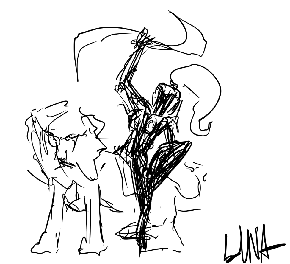 Рисунки героев Dota 2 за минуту. Автор: LiquidEV. Источник: imgur.com