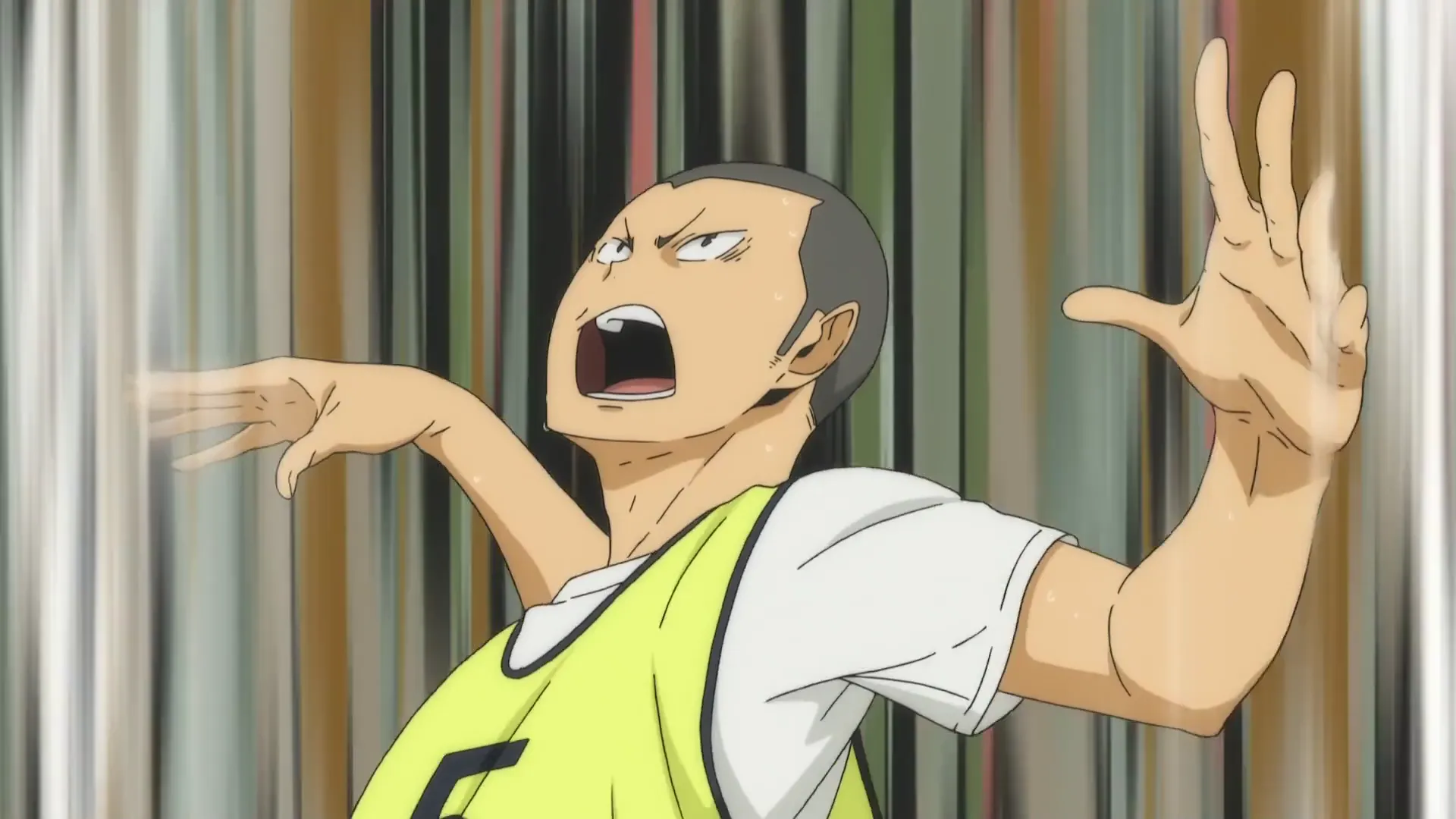 Кадр из аниме «Волейбол!!»