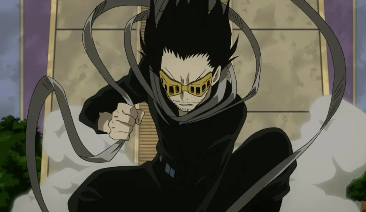 Кадр из аниме «Моя геройская академия»