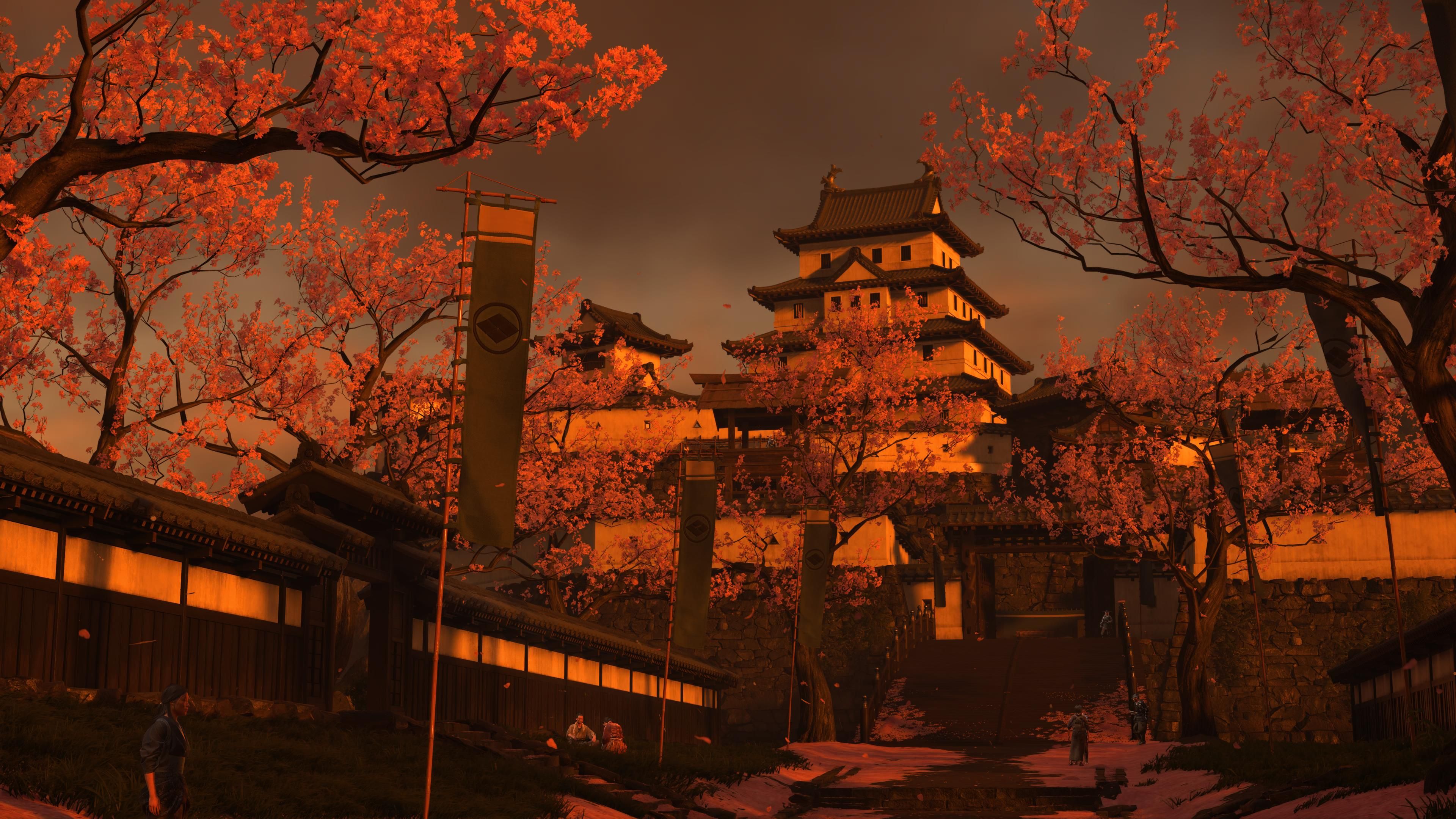 Скриншот из Ghost of Yōtei.